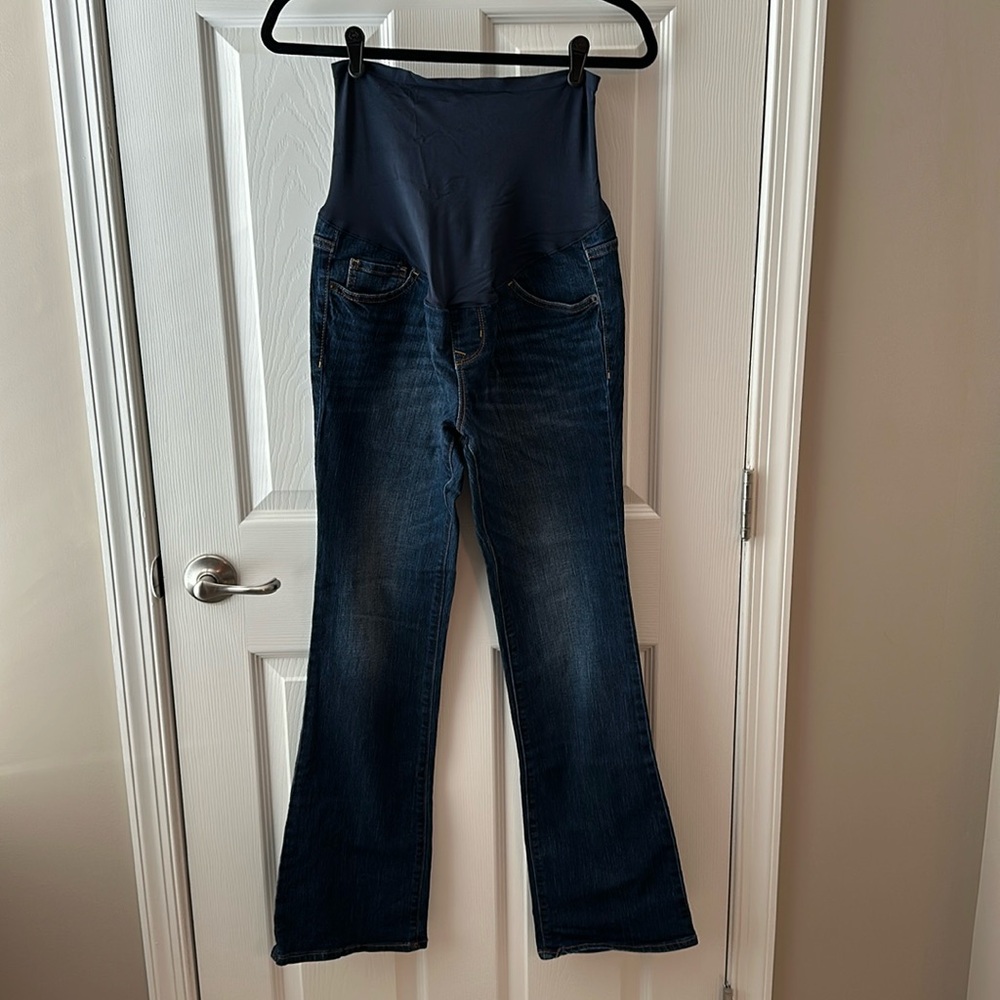 Maternity boot cut jeans, full panel